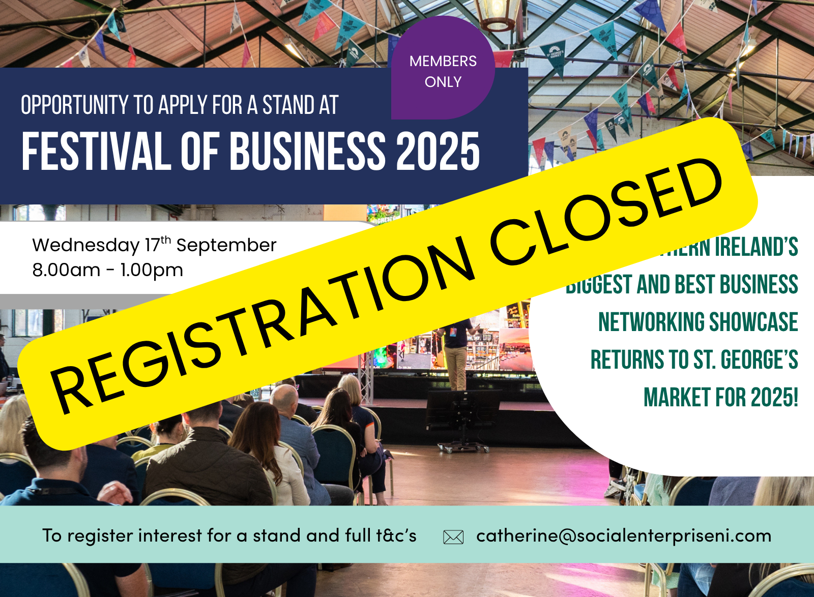 Festival of Business 25 closed