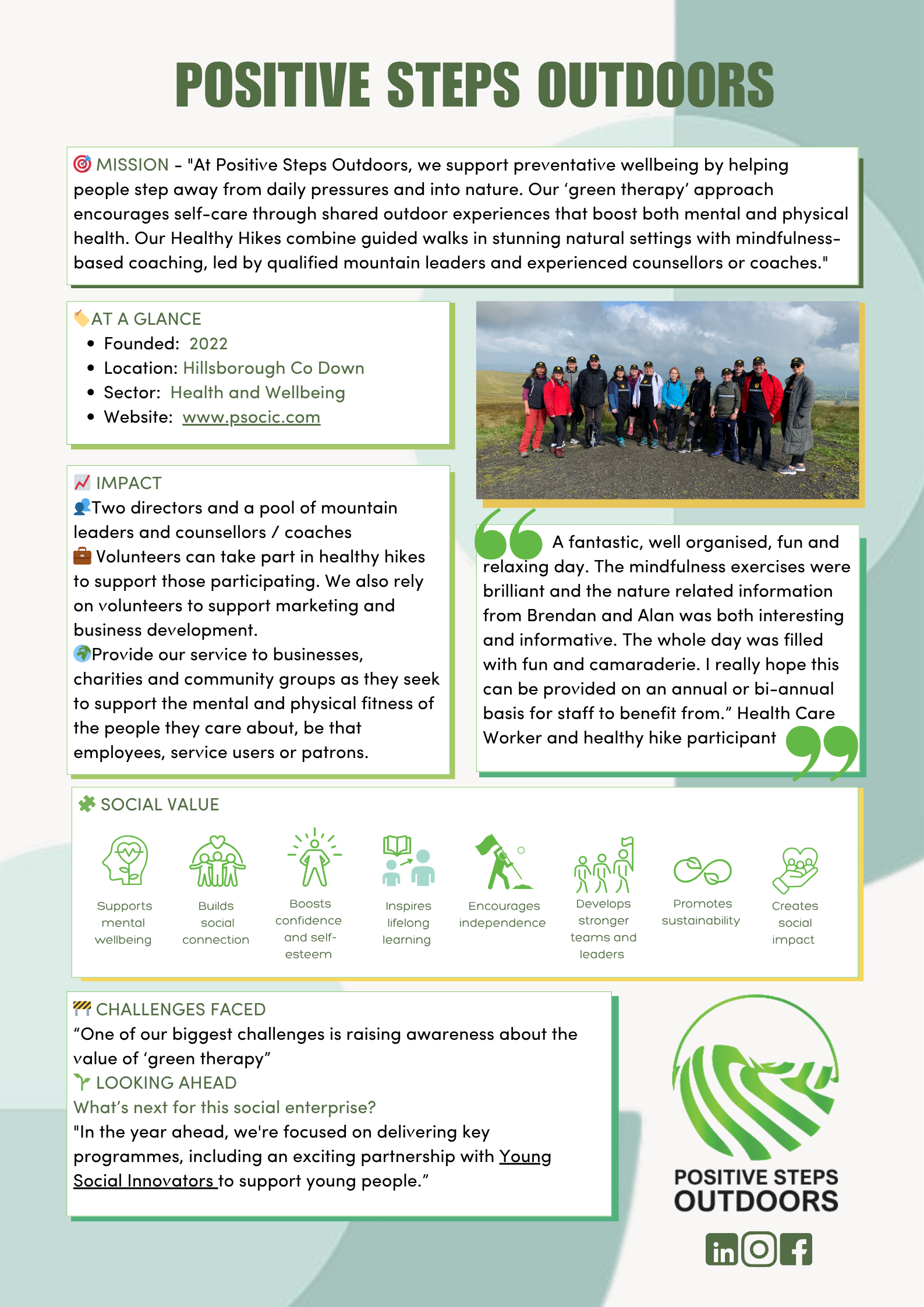 Positive Steps Case Study